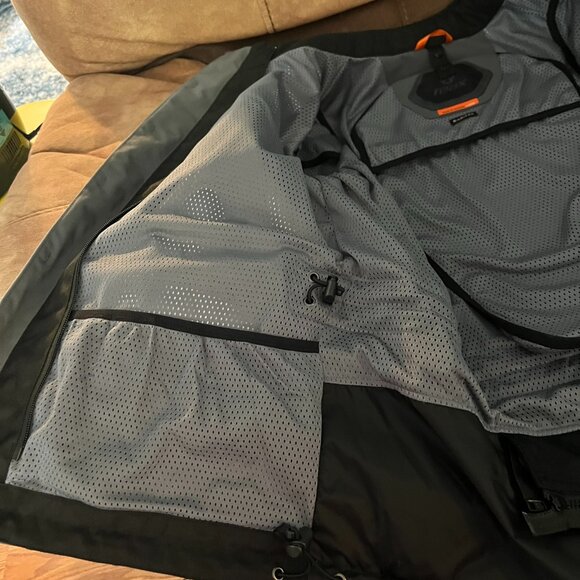 Motorcycle Gear Reax Ridge Charcoal Textile Multi Season Riding Jacket Size L - Picture 7 of 16